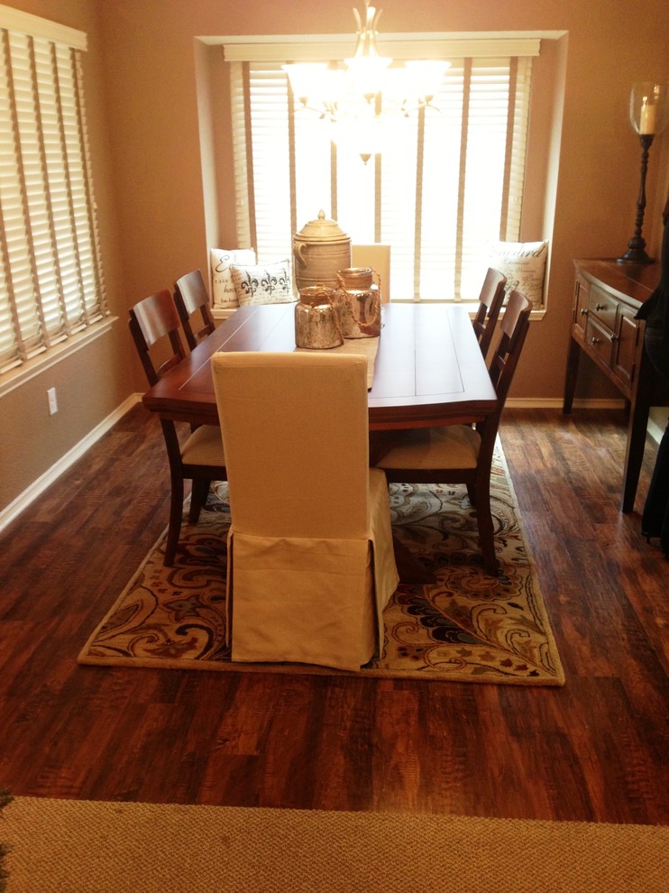Atlas Flooring for Traditional Dining Room with Luxury Vinyl Plank Floor