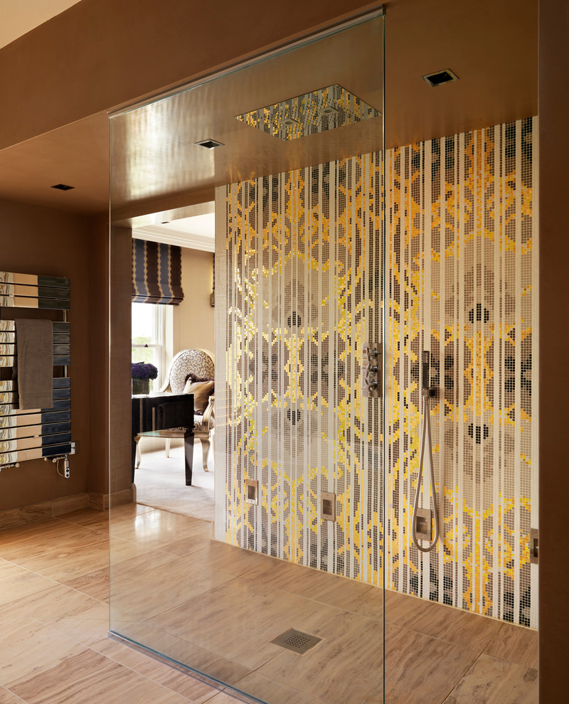 Bisazza for Contemporary Bathroom with Georgian Style