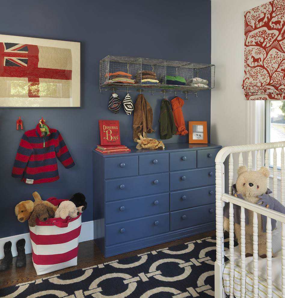 Blue Fin Bay for Traditional Nursery with Wall Decor