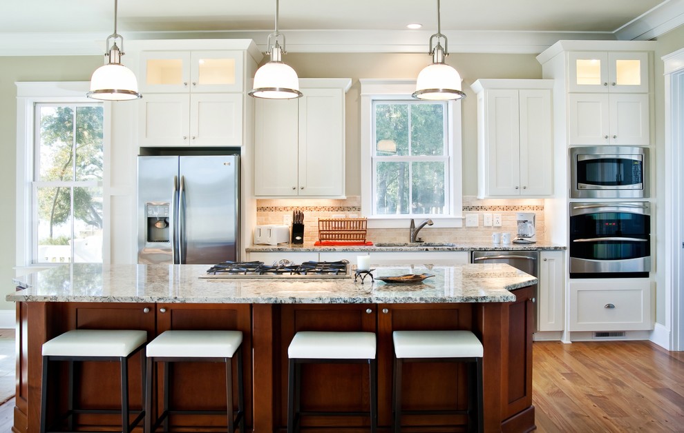 Charleston Forge for Traditional Kitchen with Granite Counters