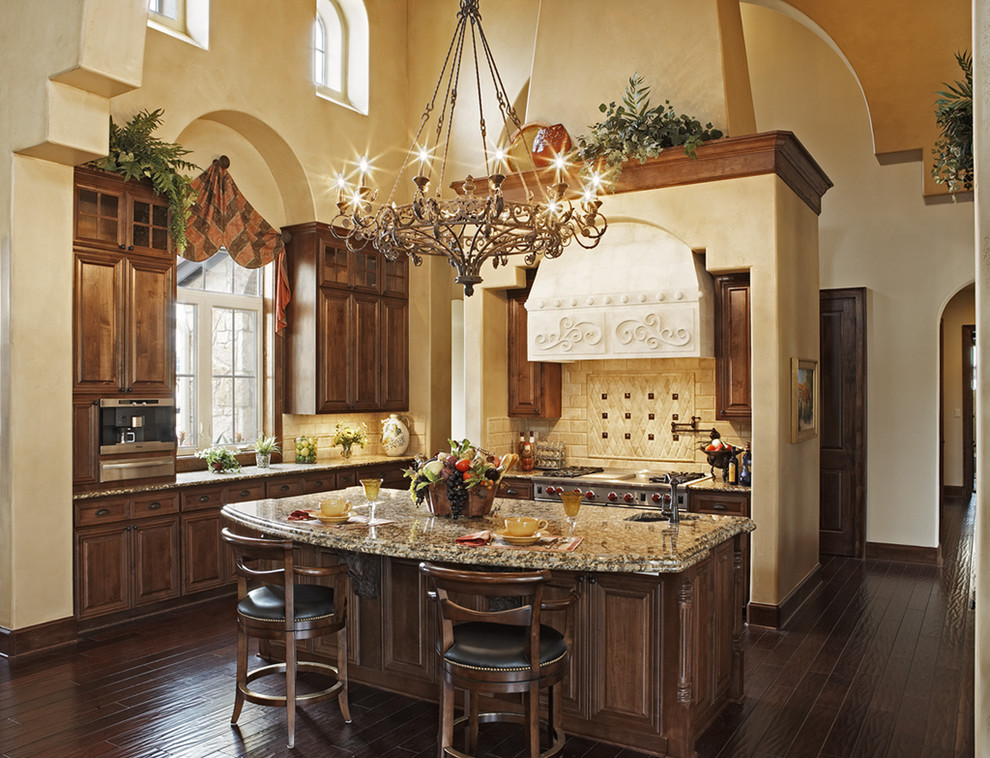 Custom Sounds Austin for Mediterranean Kitchen with Vent Hood