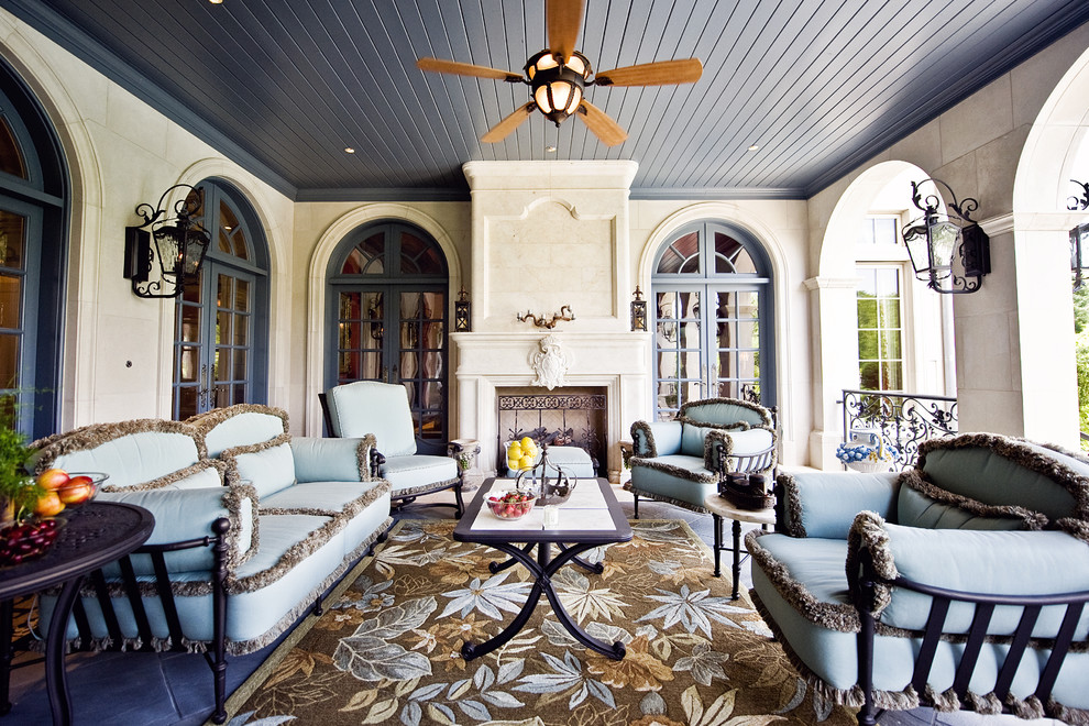 Godby Furniture for Traditional Porch with Area Rug