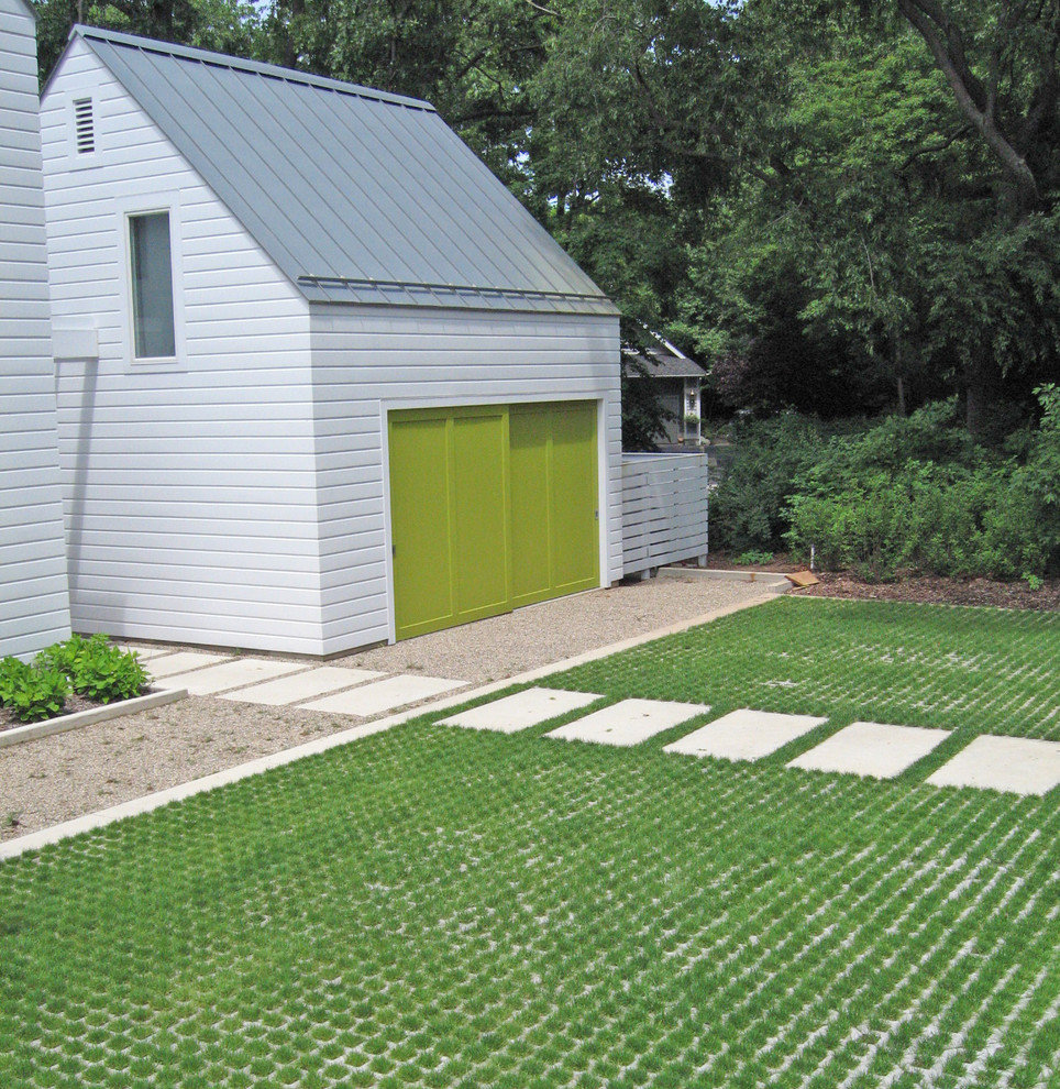 Grasscrete for Farmhouse Exterior with Grass