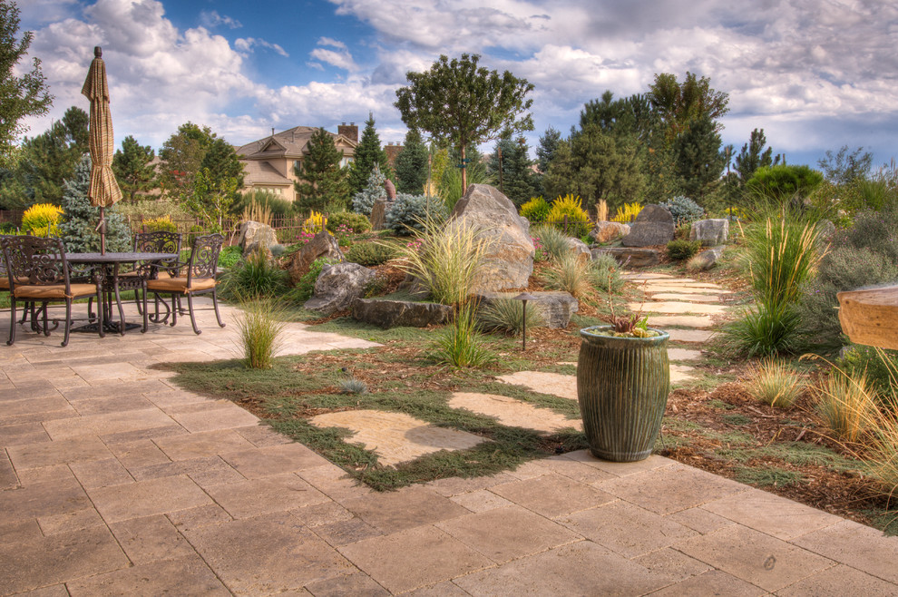 Hanover Pavers for Traditional Landscape with Tall Grass