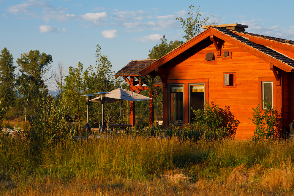 Jackson Hole Golf and Tennis for Rustic Exterior with View