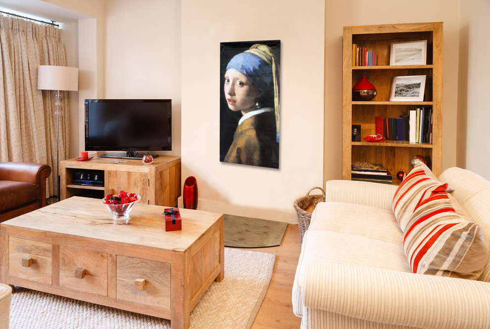 Johannes Vermeer Artwork for Traditional Family Room with Wall Art for Long Wall