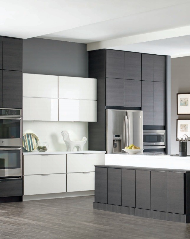 Kemper Direct for Contemporary Kitchen with White Cabinet