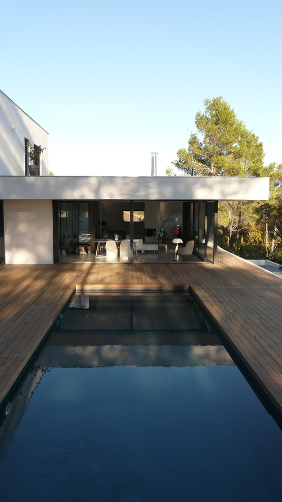 Le Reve Reviews for Modern Pool with Plancher en Bois