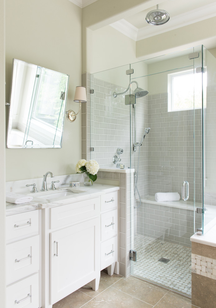 Metropolitan Bath and Tile for Farmhouse Bathroom with Square Pivot Mirror