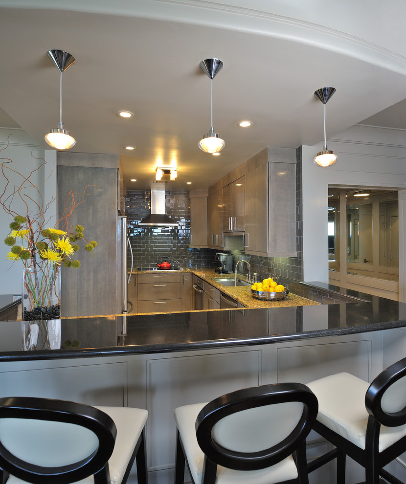 Onyx Houston for Contemporary Kitchen with Hood