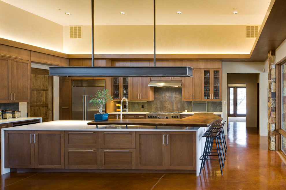 Panera Bread Albuquerque for Contemporary Kitchen with Wood Drawers