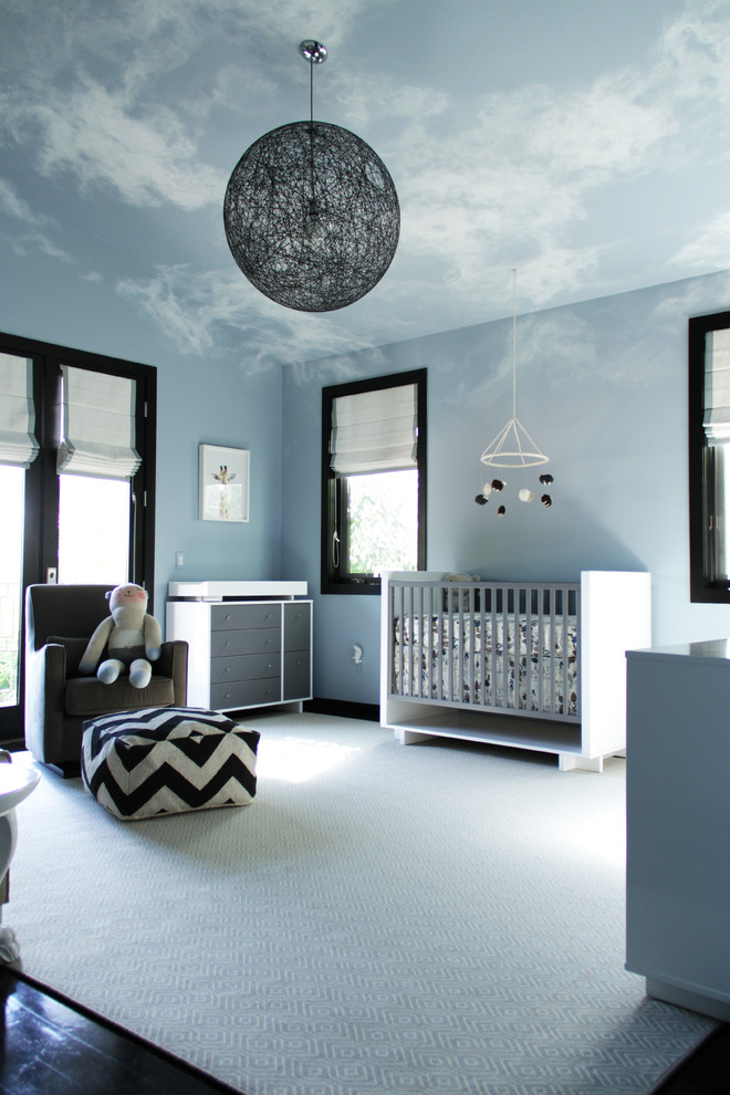 Sklar Furniture for Contemporary Nursery with Changing Table
