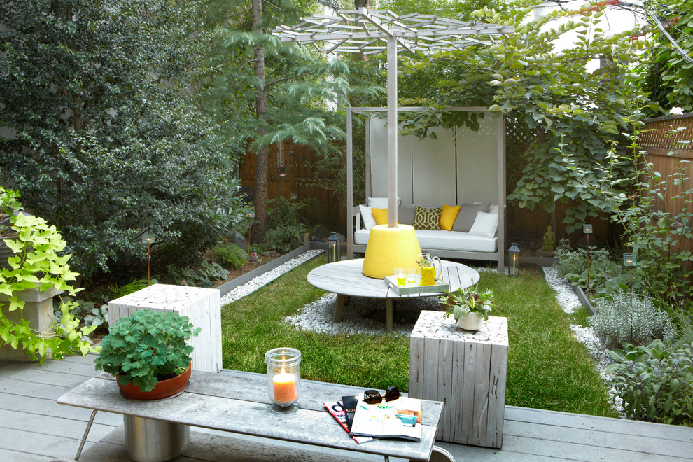 Sloat Garden Center for Contemporary Landscape with Patio Bench