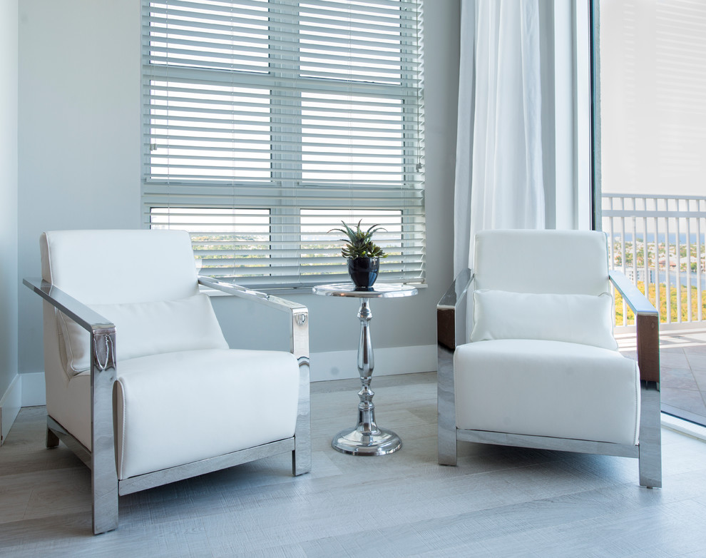 Sobe Furniture for Modern Spaces with Beleza White Leather Chair