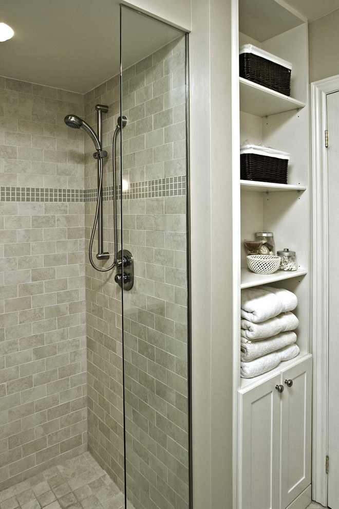 Standard Plumbing Utah for Traditional Bathroom with Subway Tiles