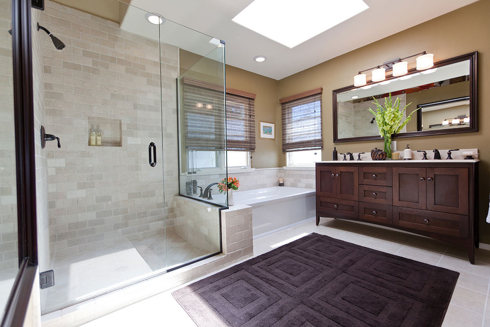 Stowers Furniture for Traditional Bathroom with Recessed Lighting