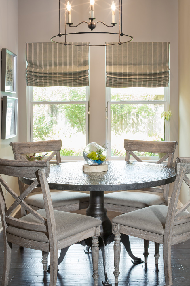 Tradewinds Furniture for Transitional Kitchen with Zinc Breakfast Table