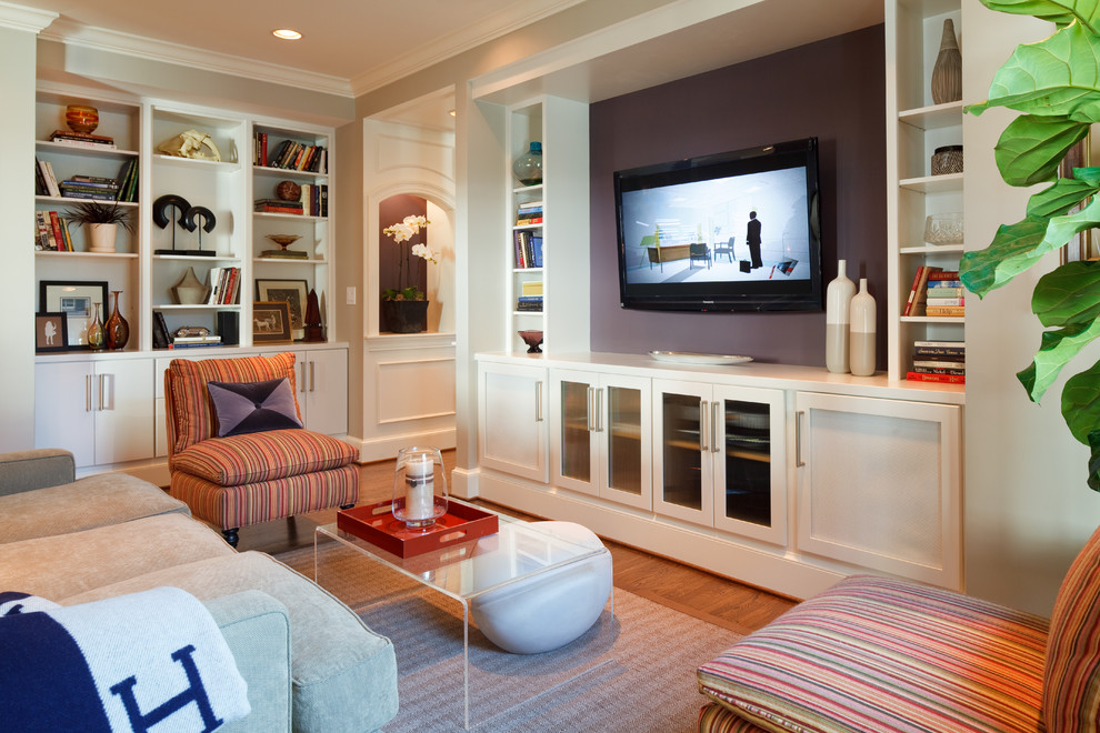 Wentworth Chevy for Transitional Living Room with Tv