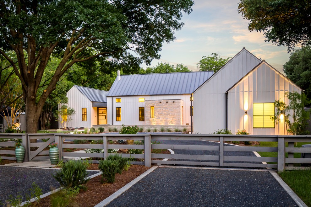 Westin Homes for Farmhouse Exterior with Metal Shed Roof