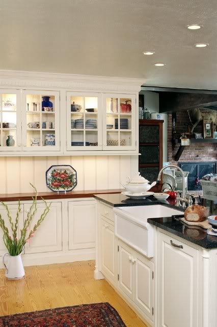 Whitehaus for Traditional Kitchen with Beaded
