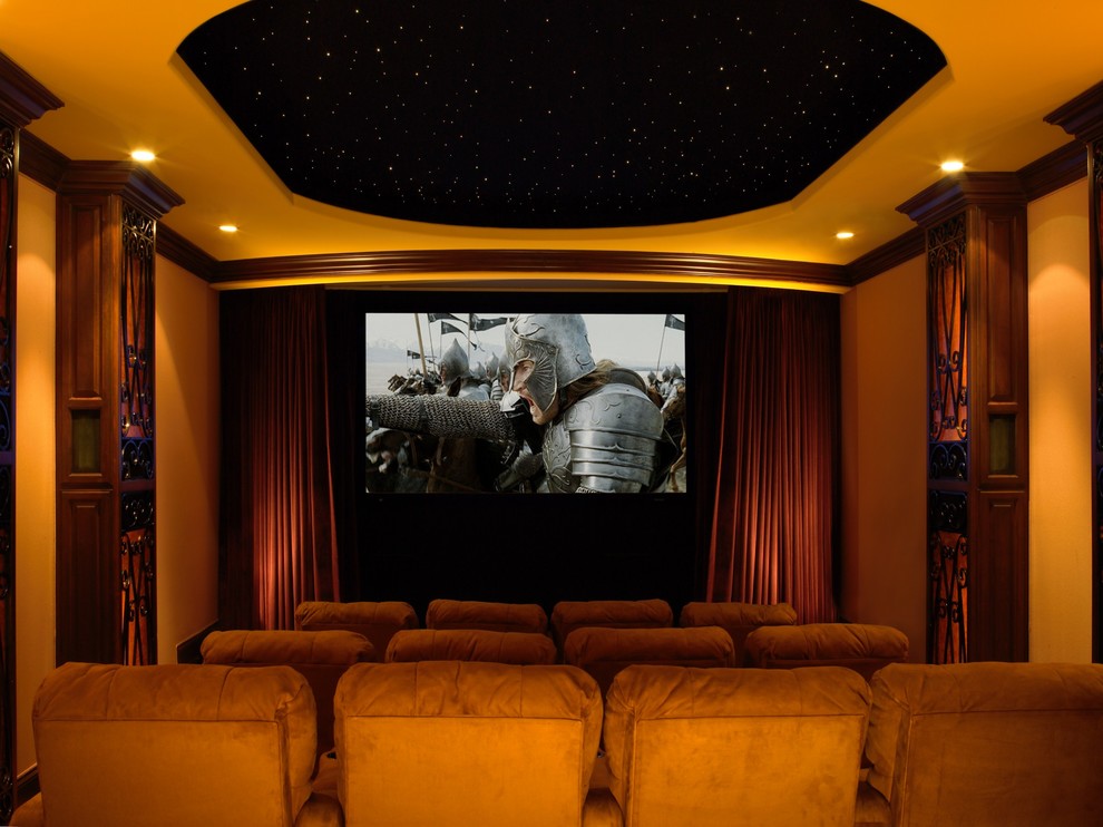 Winnetka Movie Theater for Traditional Home Theater with Projector Screen