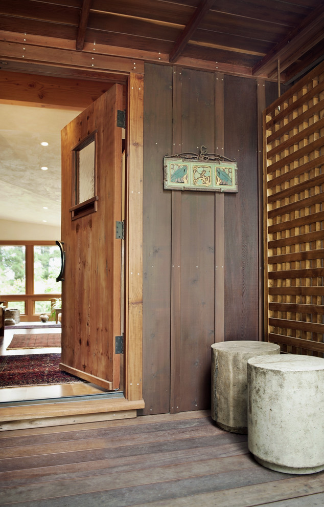 Woodbridge Theater for Rustic Entry with Rustic