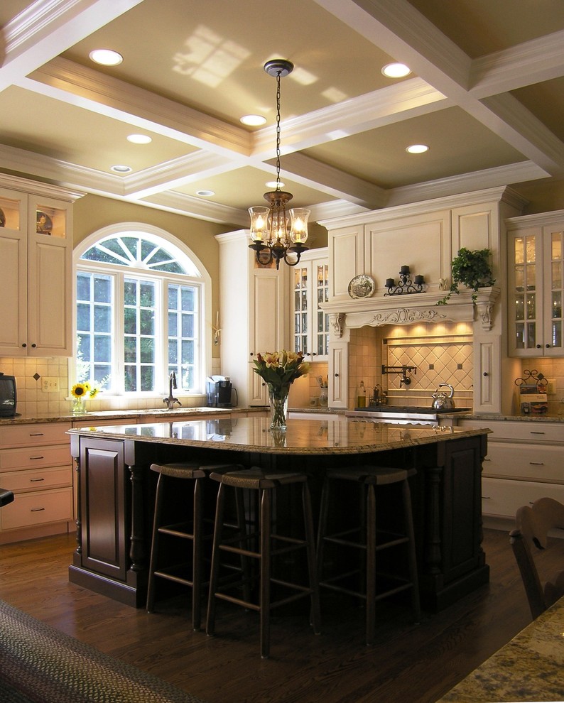 www.sharpusa.com for Traditional Kitchen with Island